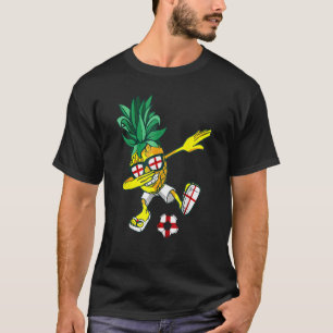 T-shirt Angleterre Dabbing Pineapper England Soccer Anglai