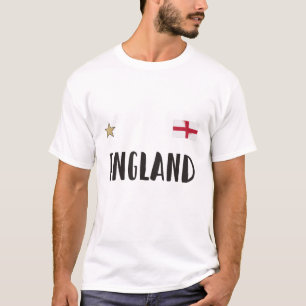 T-shirt Angleterre Fan Shirt Anglais Drapeau