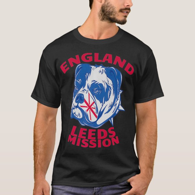 T-shirt Angleterre Leeds Mission LDS Missionnaire Mormon D (Devant)