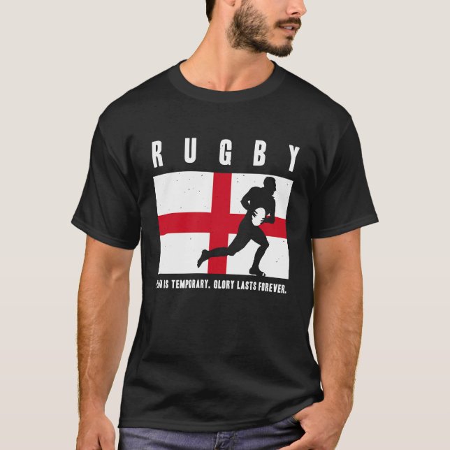 T-shirt Angleterre Rugby Glast pour toujours (Devant)