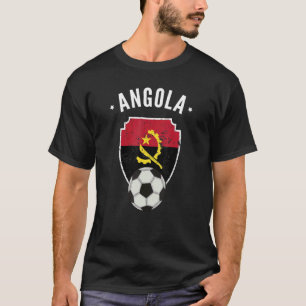 T-shirt Angola Football Angola drapeau Football Angolan Pr