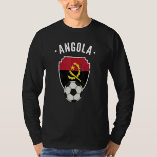 T-shirt Angola Football Angola drapeau Football Angolan Pr