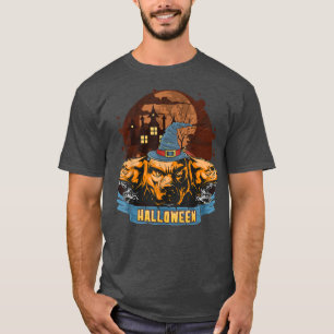 T-shirt Angry Cerberus Chien à trois têtes halloween