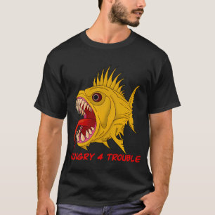 T-shirt Angry Fish - Affamé de Problèmes