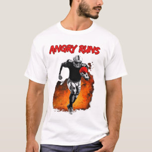 T-shirt Angry Runs Good Morning Football Git pour les fans