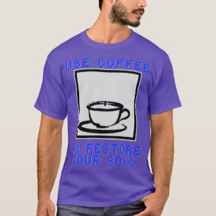 T-shirt Angry Video Game Nerd AVGN Utiliser du café pour r