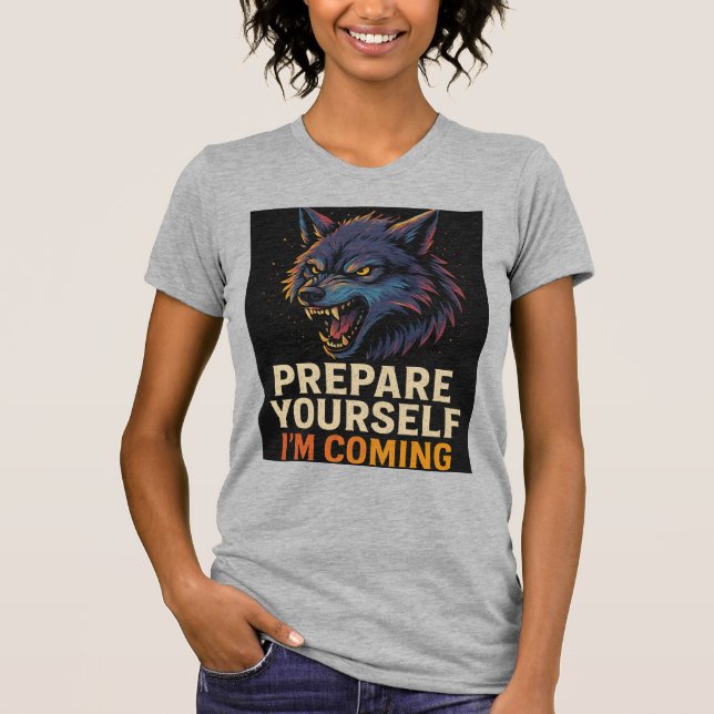 T-shirt Angry Wolf (Devant)