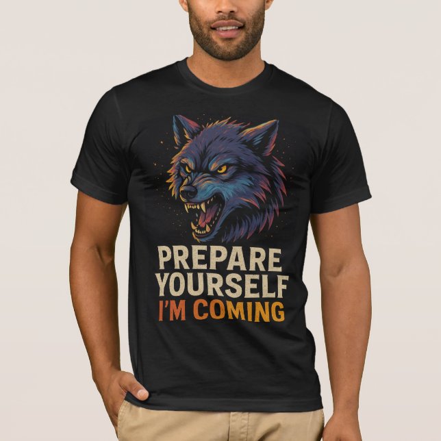 T-shirt Angry Wolf (Devant)