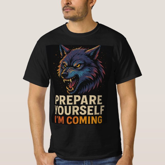 T-shirt Angry Wolf (Devant)