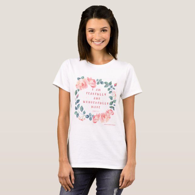 T - Shirt ängstlich und wunderbar gemacht (Vorne ganz)