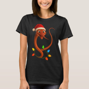 T-shirt Anguille effilée de Noël