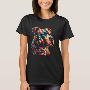 T-shirt Animal animal Amoureux des chiens américain Pitbul