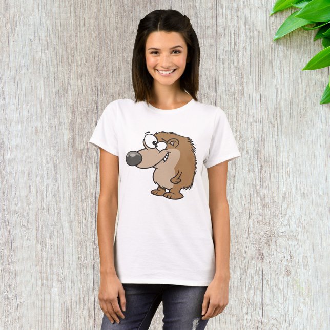 T-shirt animal Brown de Hérisson de dessin (Créateur téléchargé)