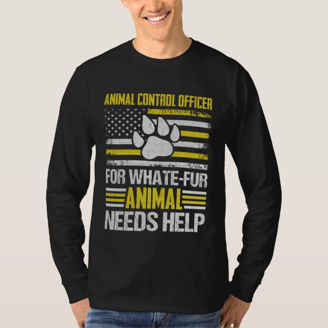 T-shirt Animal Control Officer  Animal Catcher  7 (Devant)