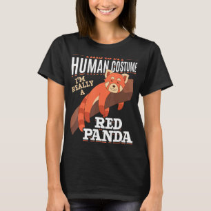 T-shirt Animal Costume Party Cute Zoo Animal Red Panda