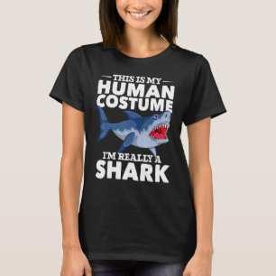 T-shirt Animal Costume Party Ocean Animal Shark
