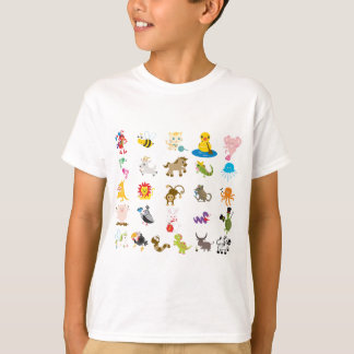 T-shirt Animal d'alphabet