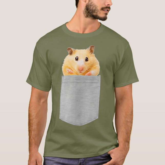 T-shirt Animal dans votre hameçon de poche (Devant)