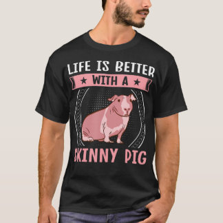 T-shirt Animal de compagnie rongeur sans poils - La vie es