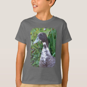 T-shirt Animal de ferme d'oies gris mou
