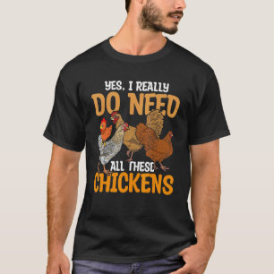 T-shirt Animal de ferme Oui, j'ai vraiment besoin de tous