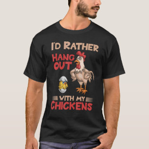 T-shirt Animal de ferme Paysanne d'élevage de poules 1
