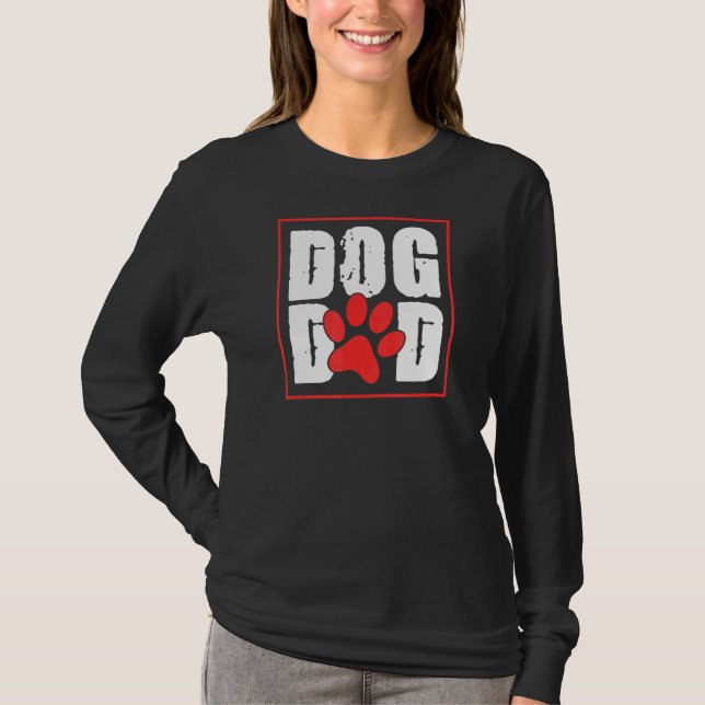 T-shirt Animal De Fête des pères Pour Chien Doggo Et Chiot (Devant)