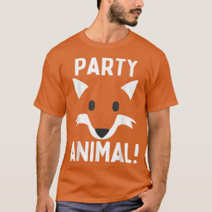 T-shirt Animal de fête ! Fox Lover Boys Girls Birthday Ann