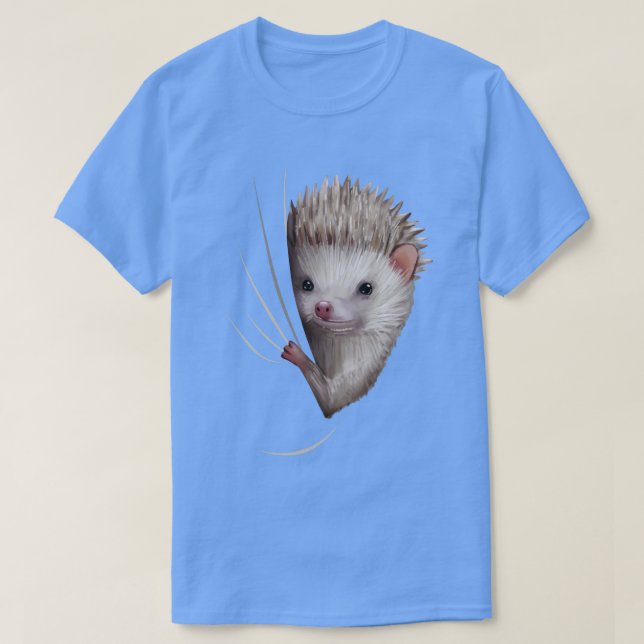 T-shirt Animal de hérisson provenant de l'intérieur (Design devant)