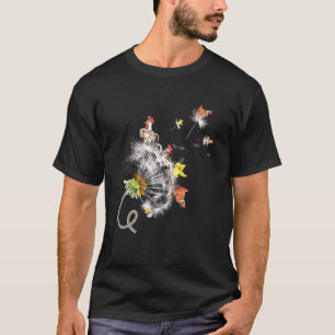 T-shirt Animal de la ferme Oiseau Agriculteur Pissenlit Po