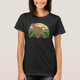 T-shirt Animal de zoo   Chimpanzé de la jungle Singe rétro