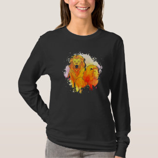 T-shirt Animal de zoo Lion Afrique Animal de safari Lion