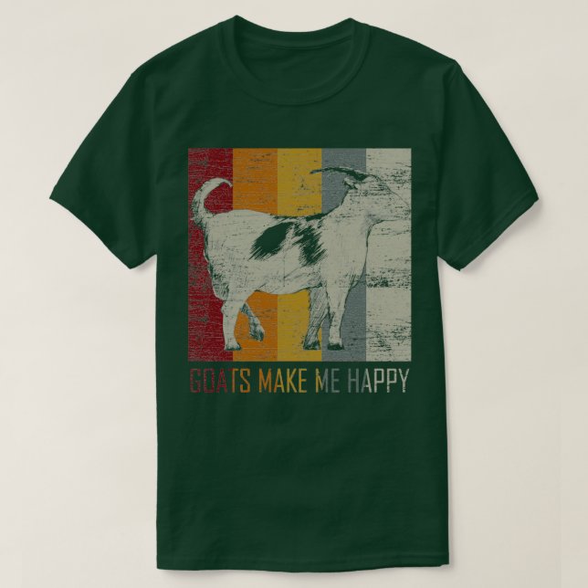 T-shirt Animal favori de la chèvre (Design devant)