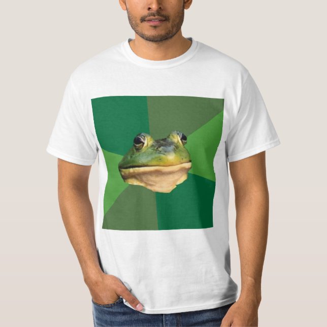 T-shirt Animal fétide Meme de conseil de grenouille de (Devant)