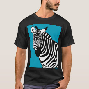 T-shirt Animal frais de zèbre
