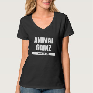 T-shirt Animal Gainz Bodybuilding Gains d'entraînement Gym