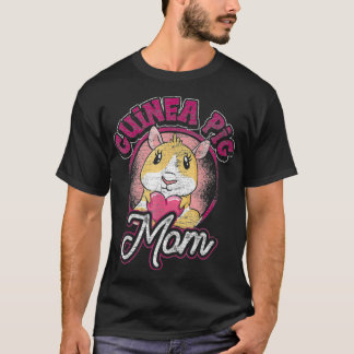 T-shirt Animal maman Domestique Animal Guinéen Cochon