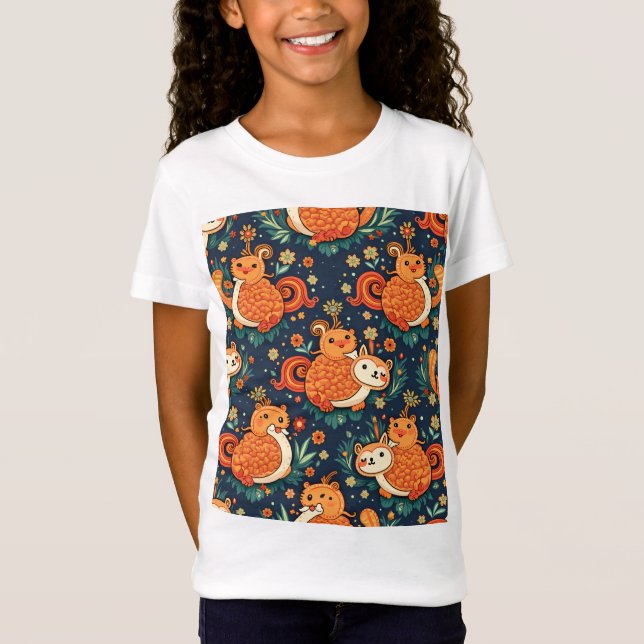 t-shirt animal mignon (Devant)