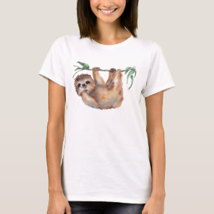T-shirt animal mignon amoureux de la paresse