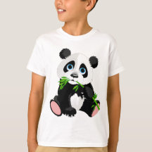 T-shirt animal mignon pour enfants panda