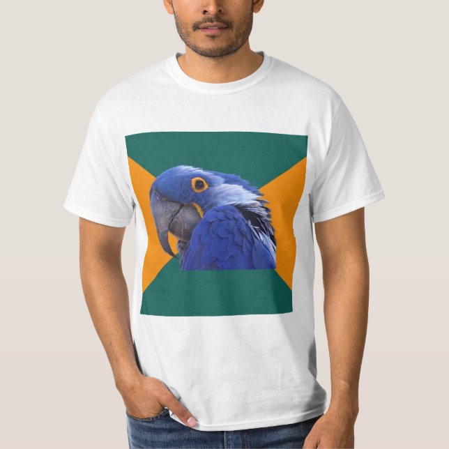 T-shirt Animal paranoïde Meme de conseil d'oiseau de (Devant)