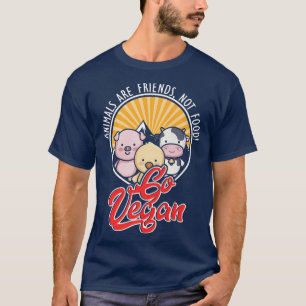 T-shirt Animal Rights Friends Food Meatless Vegetari Veget