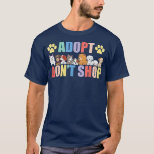 T-shirt Animal Rights Fur Mama Pet Adoption Animal Adopt D