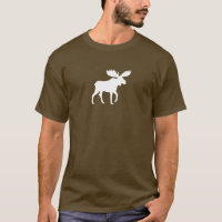Animal sauvage d'orignaux de faune blanche de la