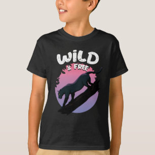 T-shirt Animal sauvage et libre de la Panthère noire