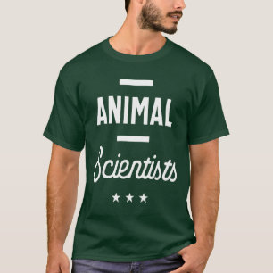 T-shirt Animal Scientists Titre du travail Cadeau