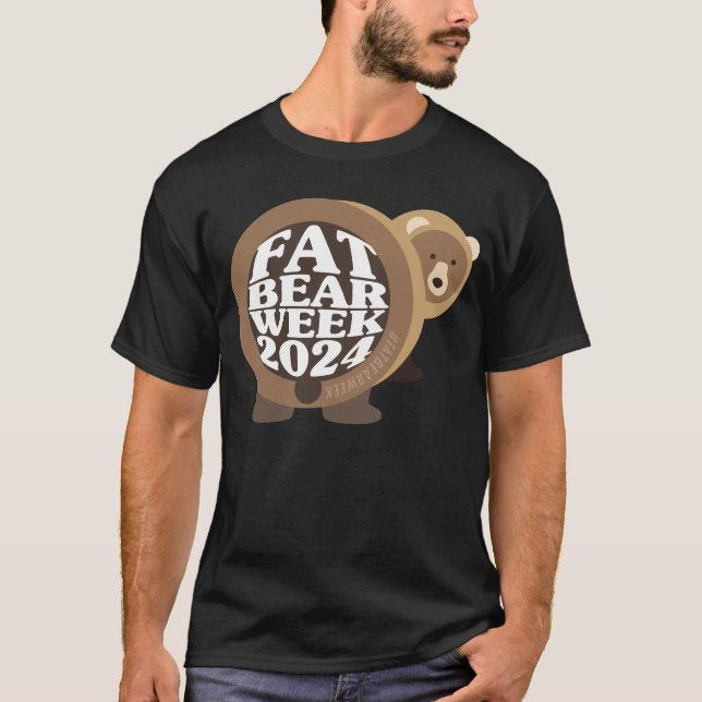T-shirt animal, semaine de l'ours gras, semaine de l'ours  (Devant)