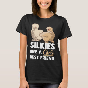 T-shirt Animal Silkie Chicken Maman Silky Chicken Farmer