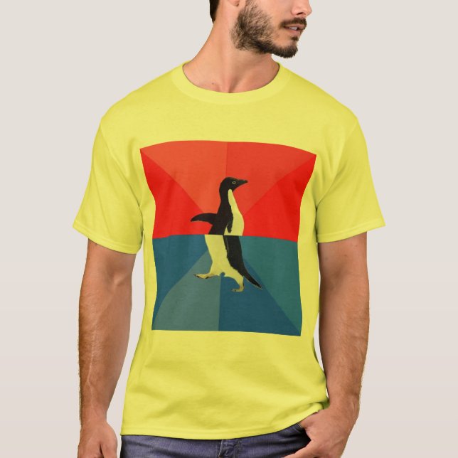 T-shirt Animal socialement confus Meme de conseil de (Devant)