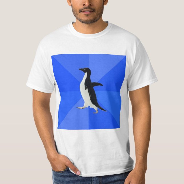 T-shirt Animal socialement maladroit Meme de conseil de (Devant)